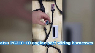 Faisceaux de câbles de pièces de moteur Komatsu PC210-10 6755-81-9310