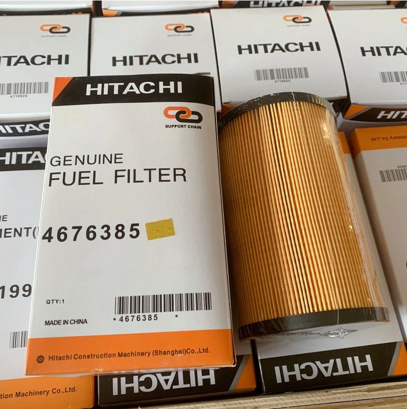 Carburant authentique Filtres Hitachi 4676385 Pièces détachées de machines de construction