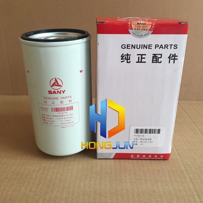 Moteur de pelle Sany pièces détachées 60146150 Boshide Filtre à huile de machine d'ingénieur