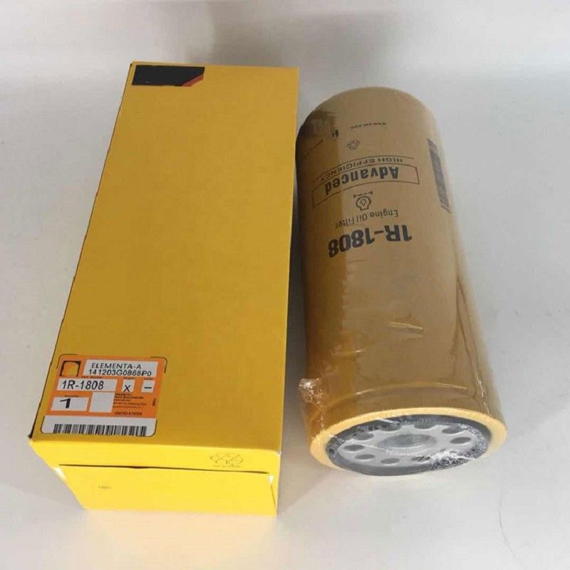 Filtre d'huile pour moteur diesel pour excavateur équivalent Alternative 1R1808 pour Caterpillar