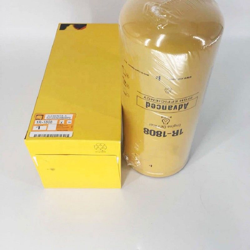 Filtre d'huile pour moteur diesel pour excavateur équivalent Alternative 1R1808 pour Caterpillar