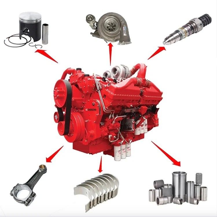 Accès à l'excavatrice minière énergétique KTA38 KTA50 Moteur diesel Partie 3007525 3006089 Kit de cylindre