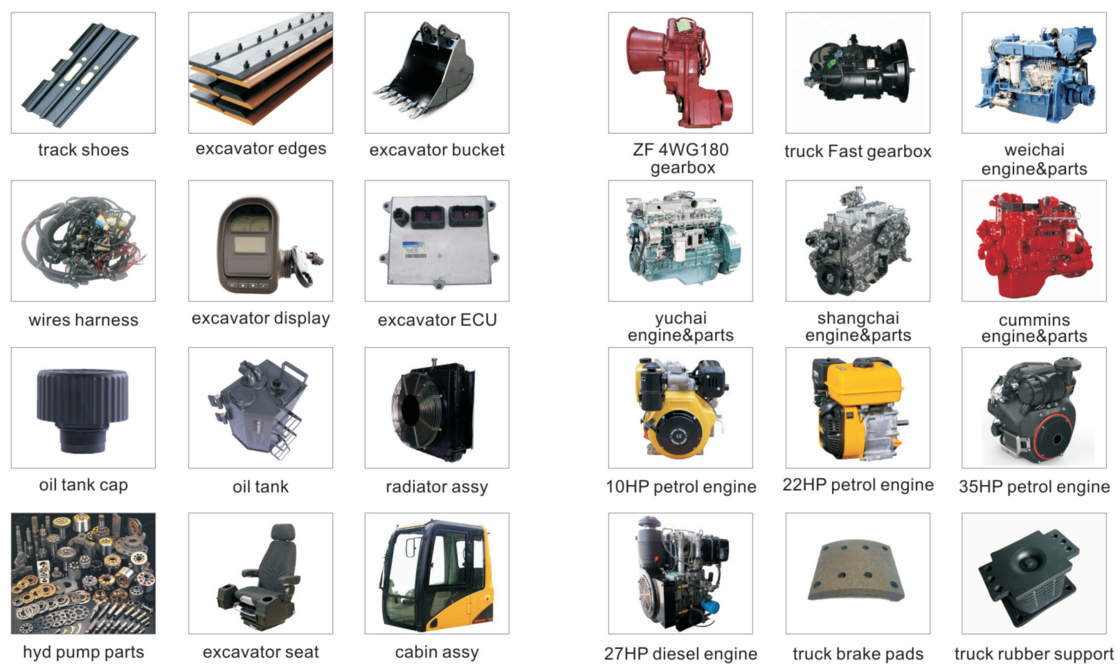 Poulie de vilebrequin d'origine ISUZU Moteur 4bg1 4bg1t Hitachi Zax120 Zx120 Pièces d'origine 8971720400