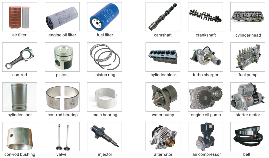 Moteur ISUZU 4BG1 6BG1 Pièces de rechange originales Pompes à eau